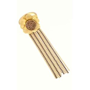 Anello Oro Giallo e marrone 18 kt con zirconi marroni.Glitter Collection Designer Gabriela Rigamonti